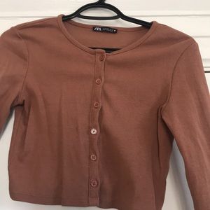 Zara cropped cardigan